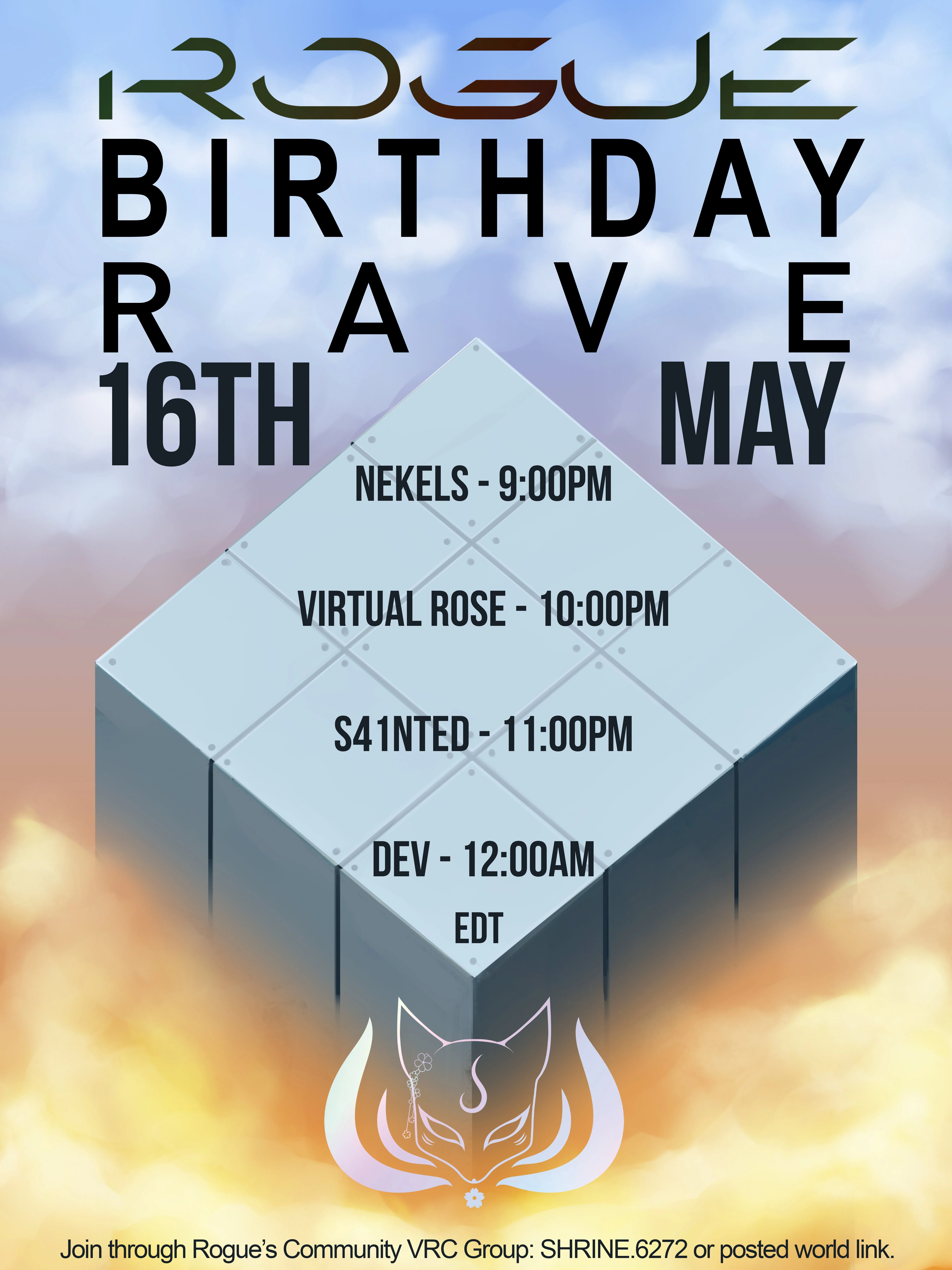 Rogue Birthday Rave | May 16th 2025