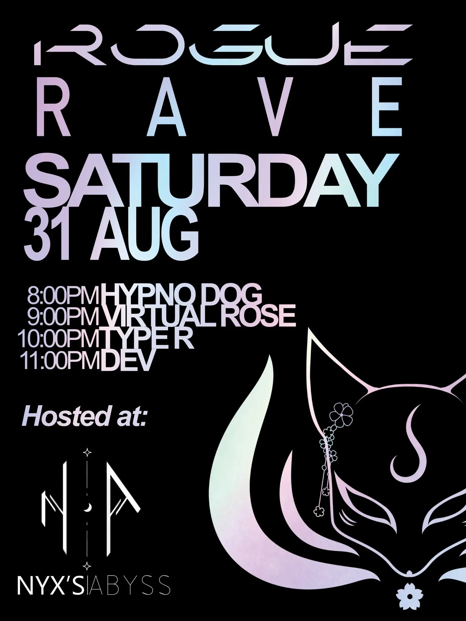 Rogue Rave | August 31st 2024
